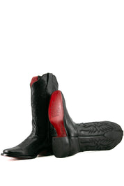 Alexa X Red Bottom Square Toe Cowgirl Boot