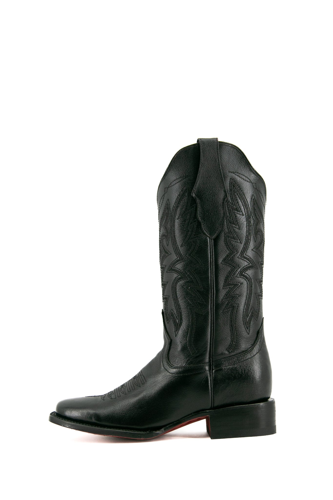 Alexa X Red Bottom Square Toe Cowgirl Boot