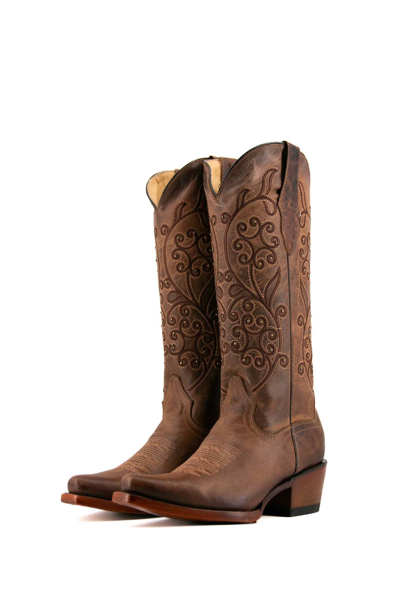 Andrea Snip Toe Midi Cowgirl Boot