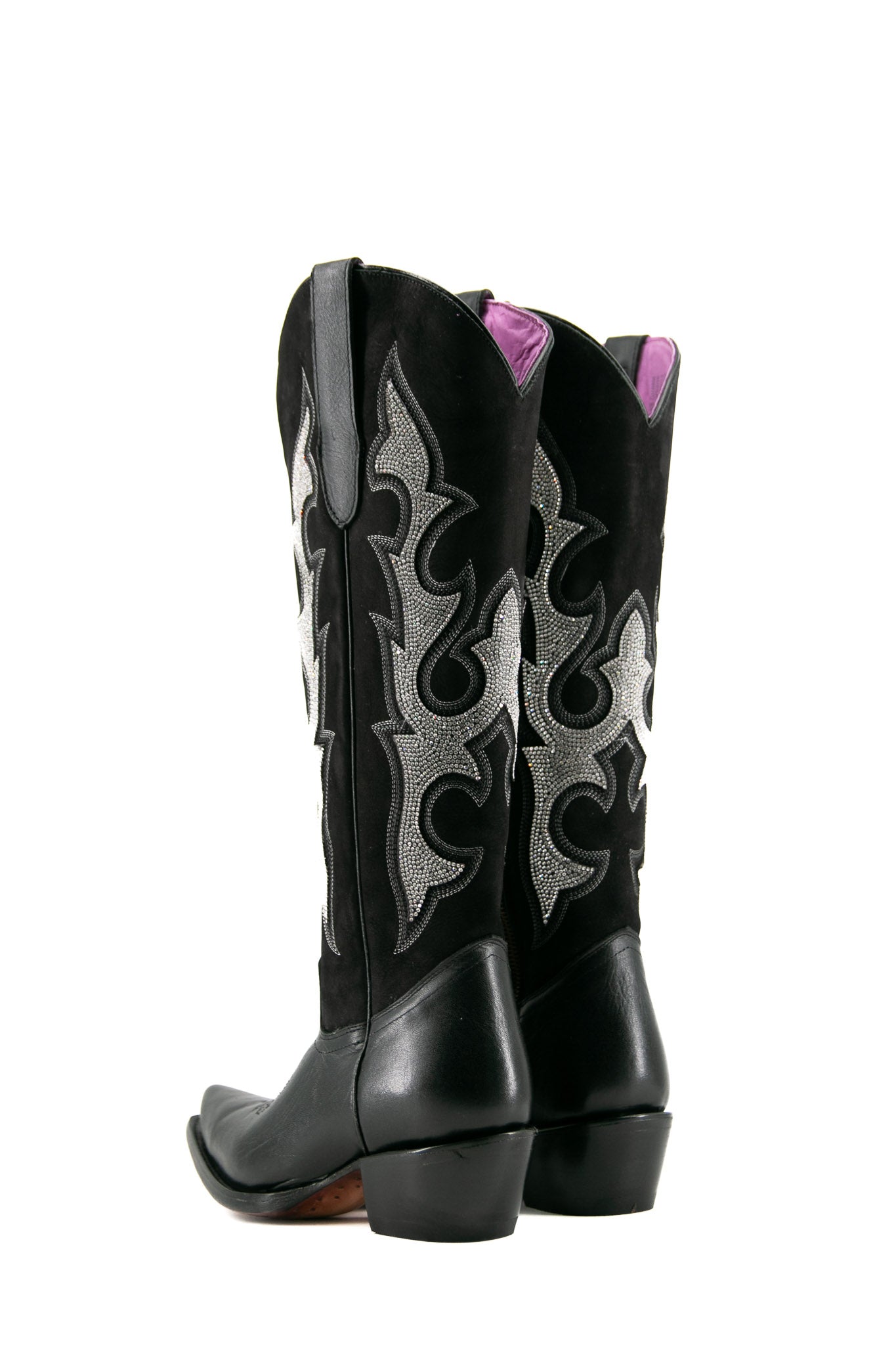 Makayla Nobuck Tall Snip Toe Cowgirl Boot