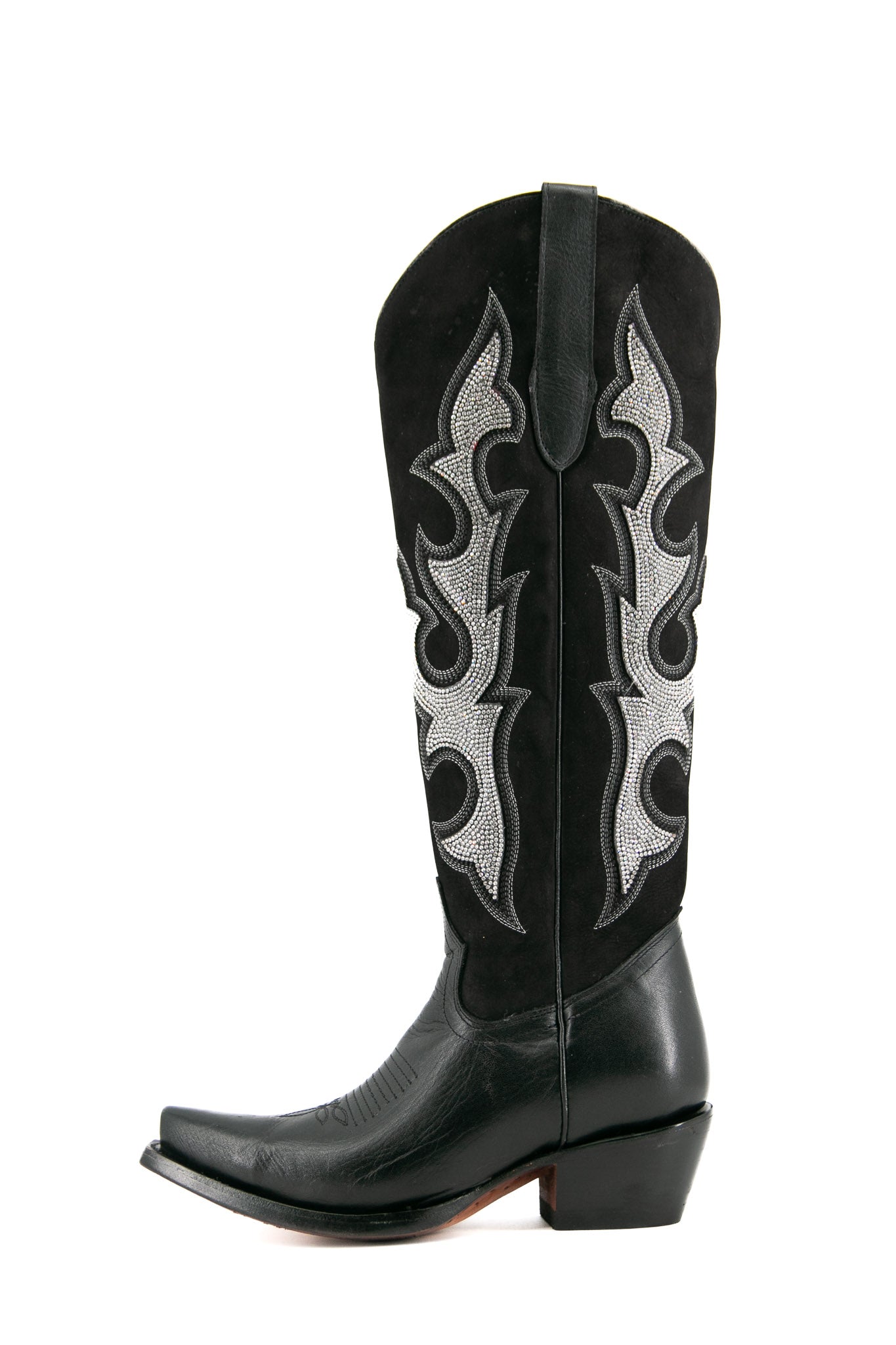 Makayla Nobuck Tall Snip Toe Cowgirl Boot