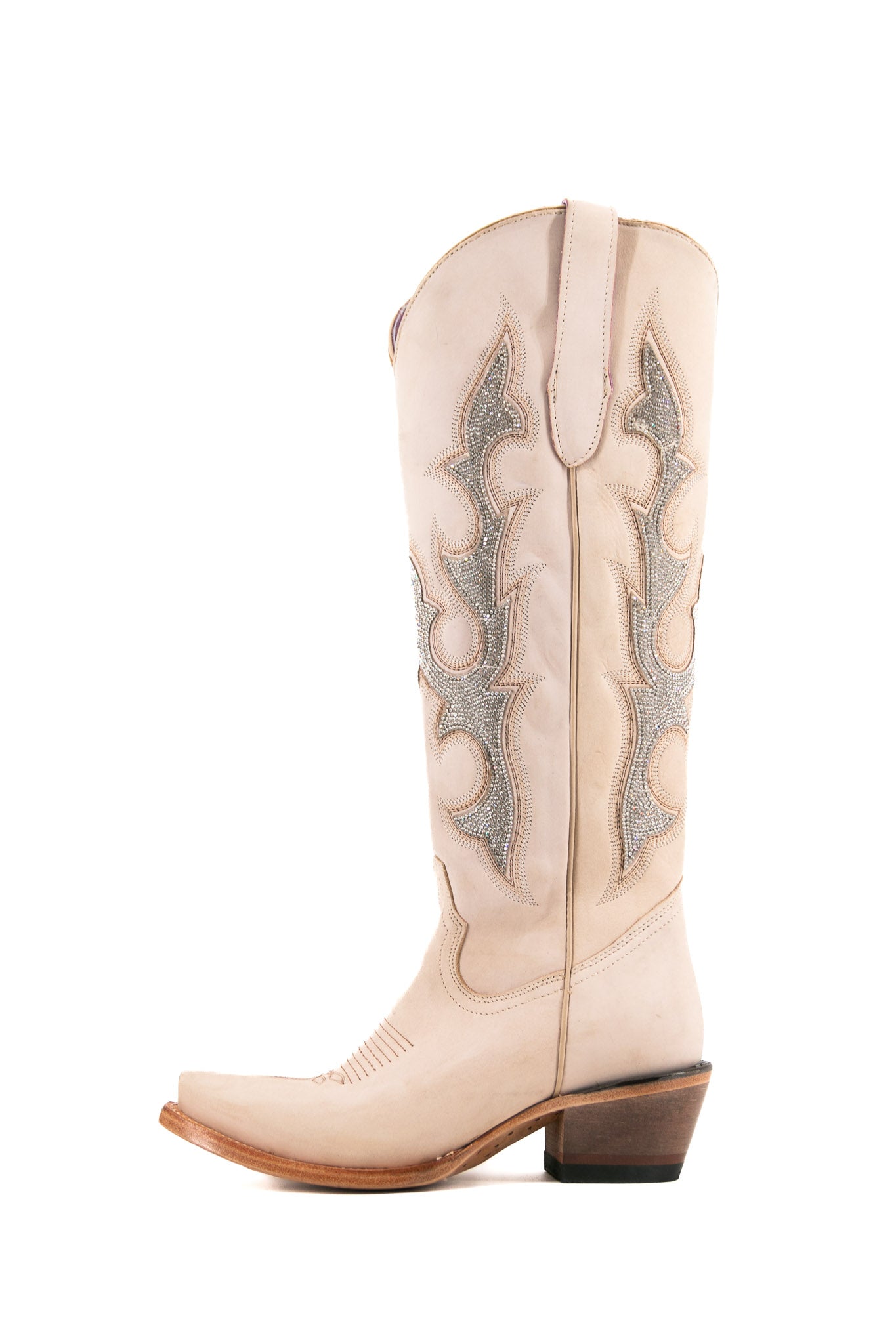 Makayla Nobuck Tall Snip Toe Cowgirl Boot