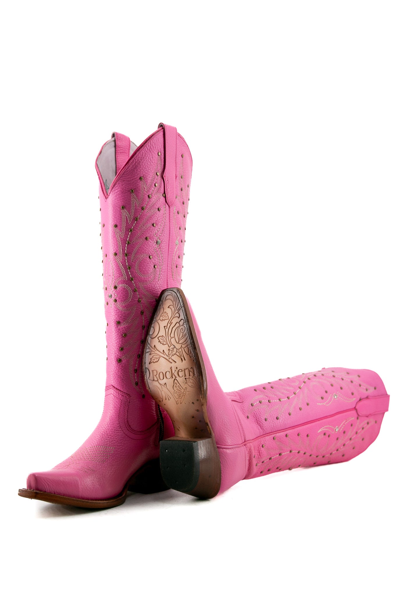 Paulina Snip Toe Tall Cowgirl Boot