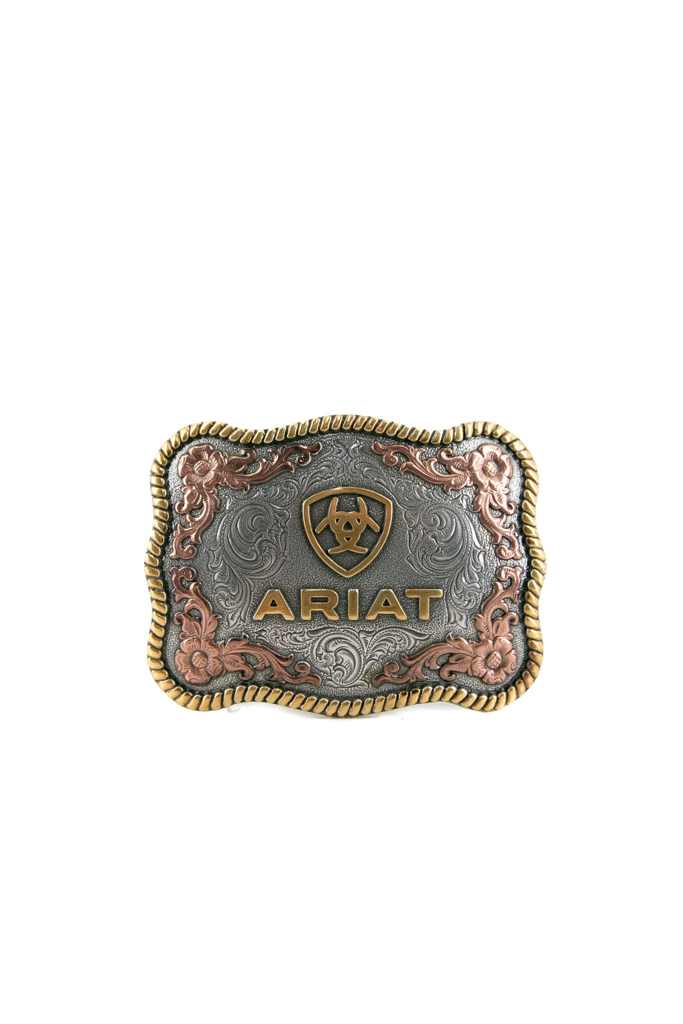 Ariat Rectangle Scalloped Rope Edge- A37058