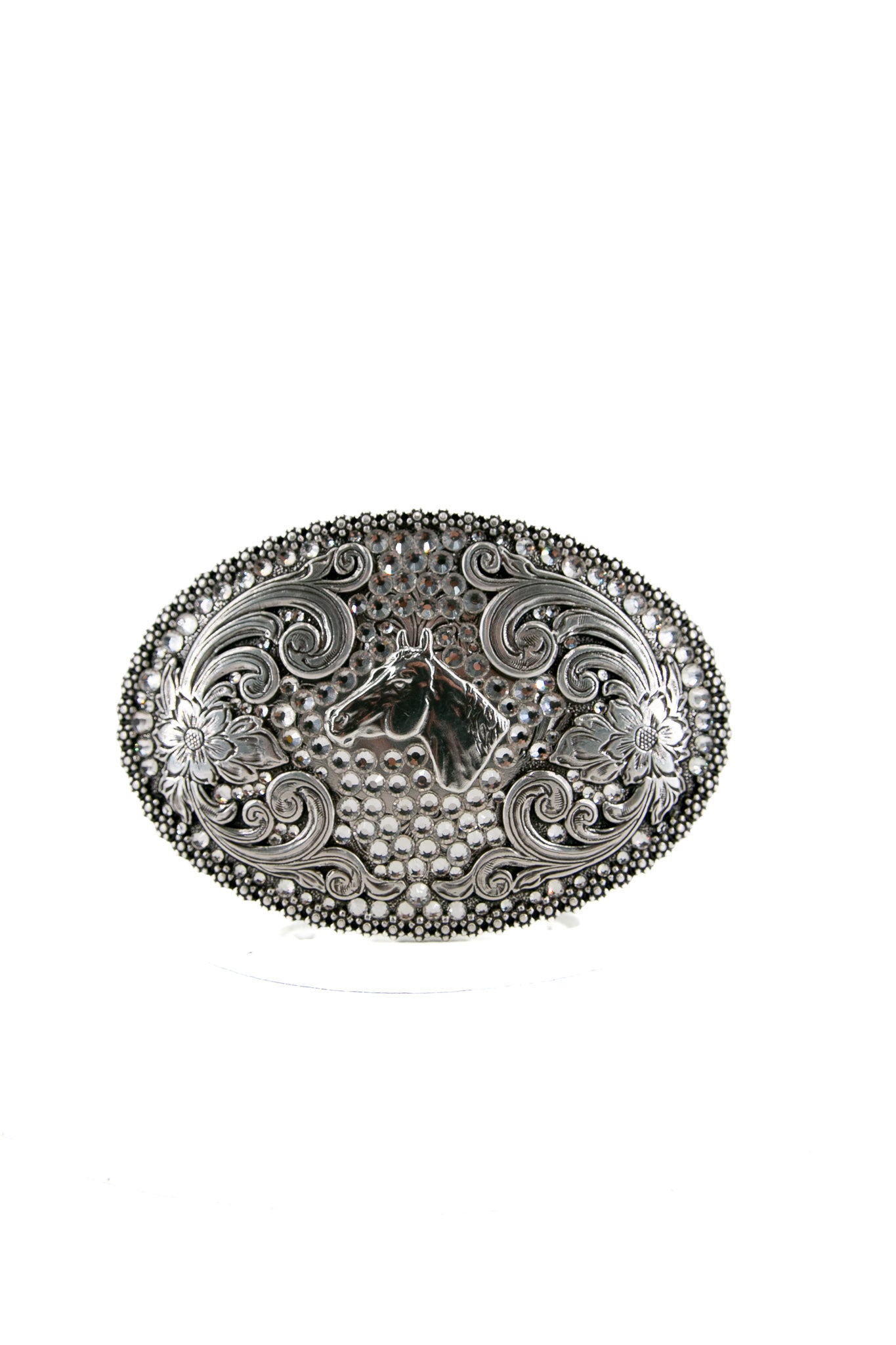 Blazin Roxx Horse Rhinestone Belt Buckle 37536