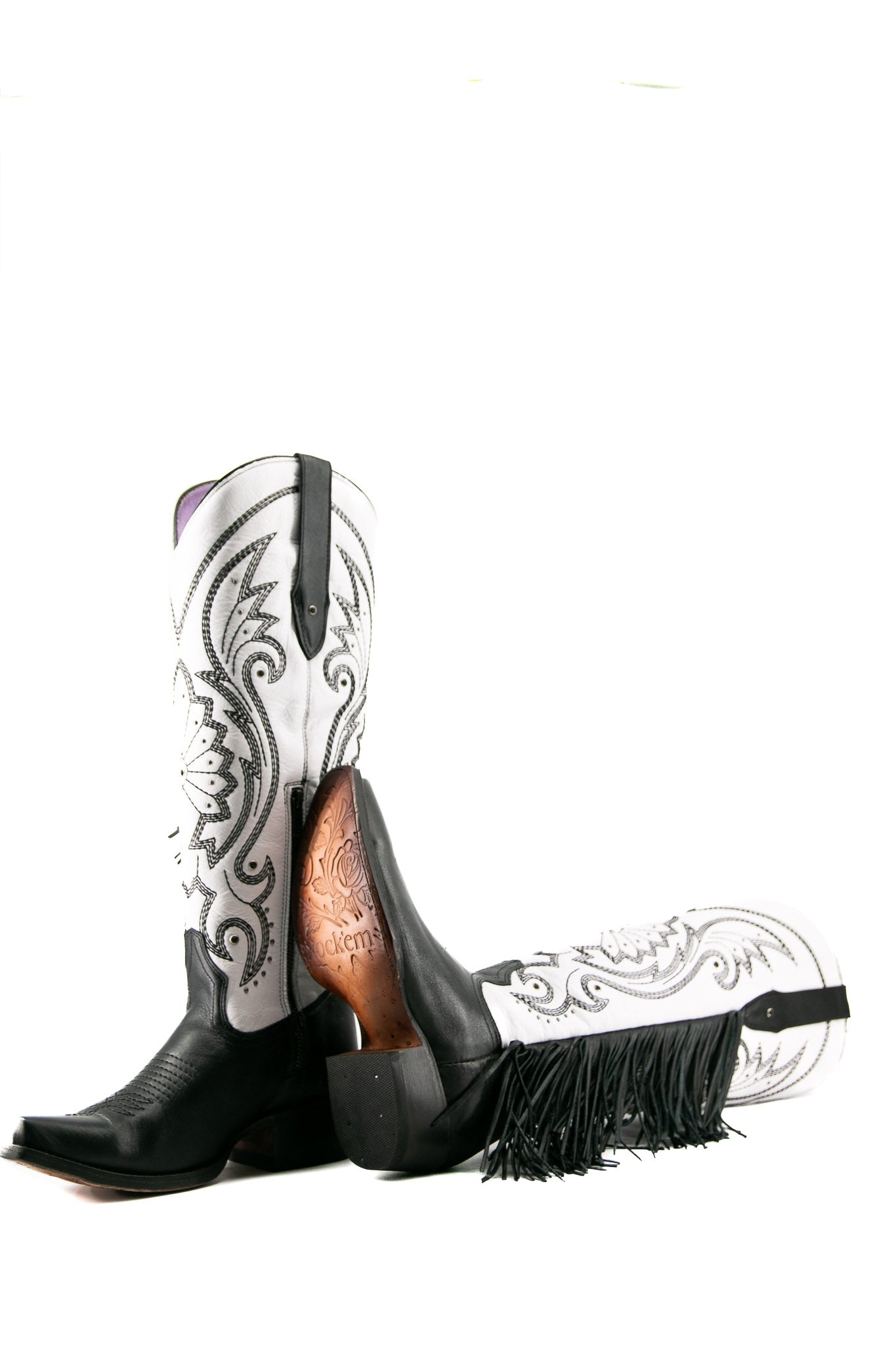 Bonie Fringe Tall Snip Toe Cowgirl Boot FINAL SALE