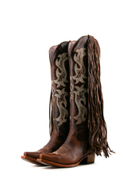 Maite Tall Fringe Snip Toe Cowgirl Boot FINAL SALE