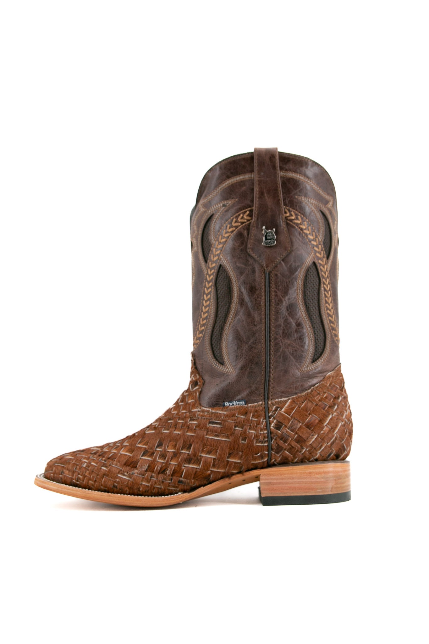 Est. Cafe Arizona Cowhide Tejido Men's Boot Size 11 Box 1M