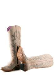 Azalea Rhinestone Nobuck Tall Cowgirl Boot