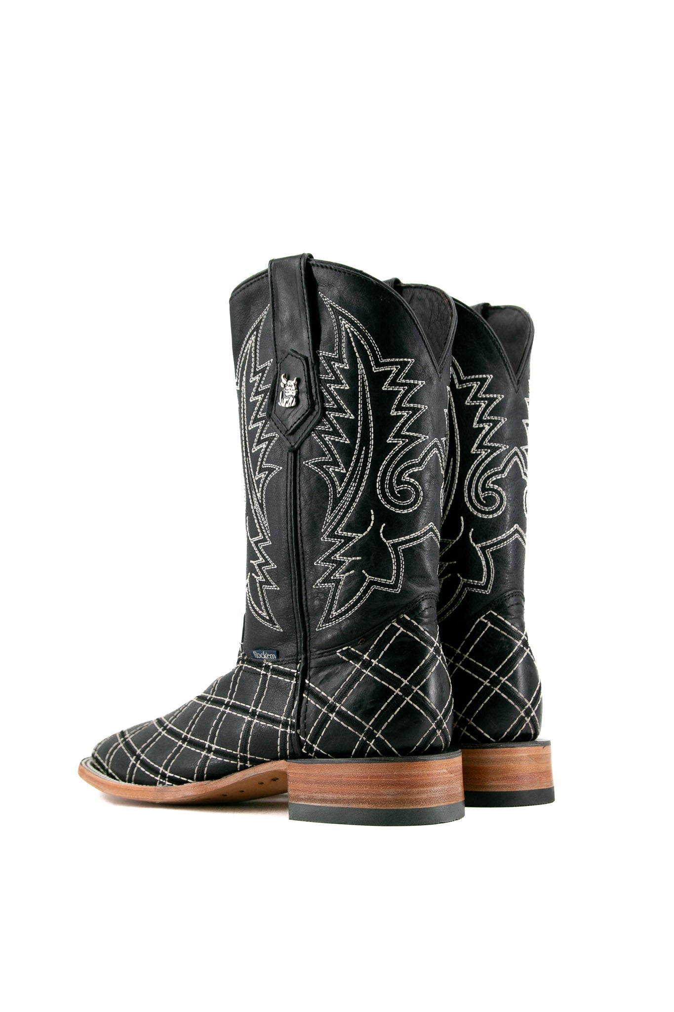 Roca Rombos Square Toe Cowboy Boot