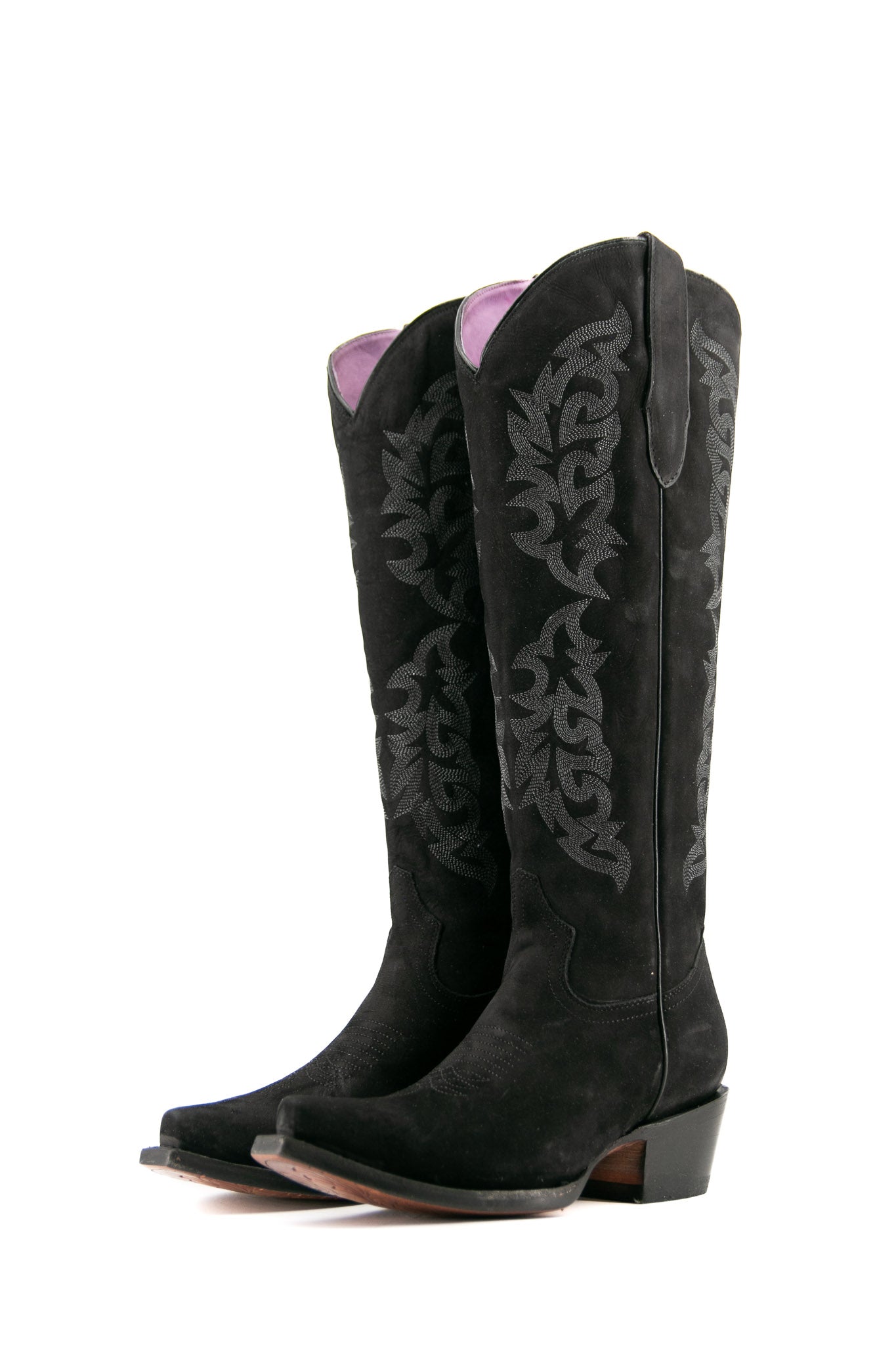 Mariana Nobuck Snip Toe Tall Cowgirl Boot