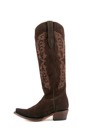 Mariana Nobuck Snip Toe Tall Cowgirl Boot