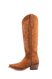 Mariana Nobuck Snip Toe Tall Cowgirl Boot