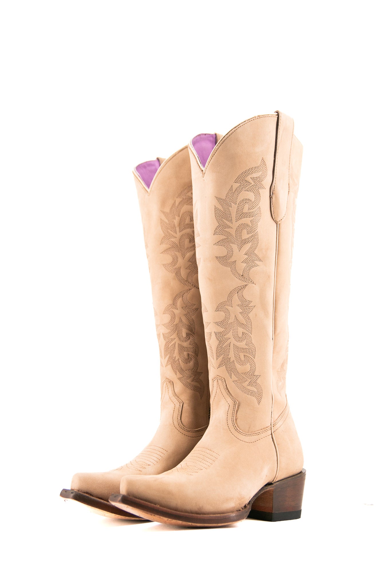 Mariana Nobuck Snip Toe Tall Cowgirl Boot