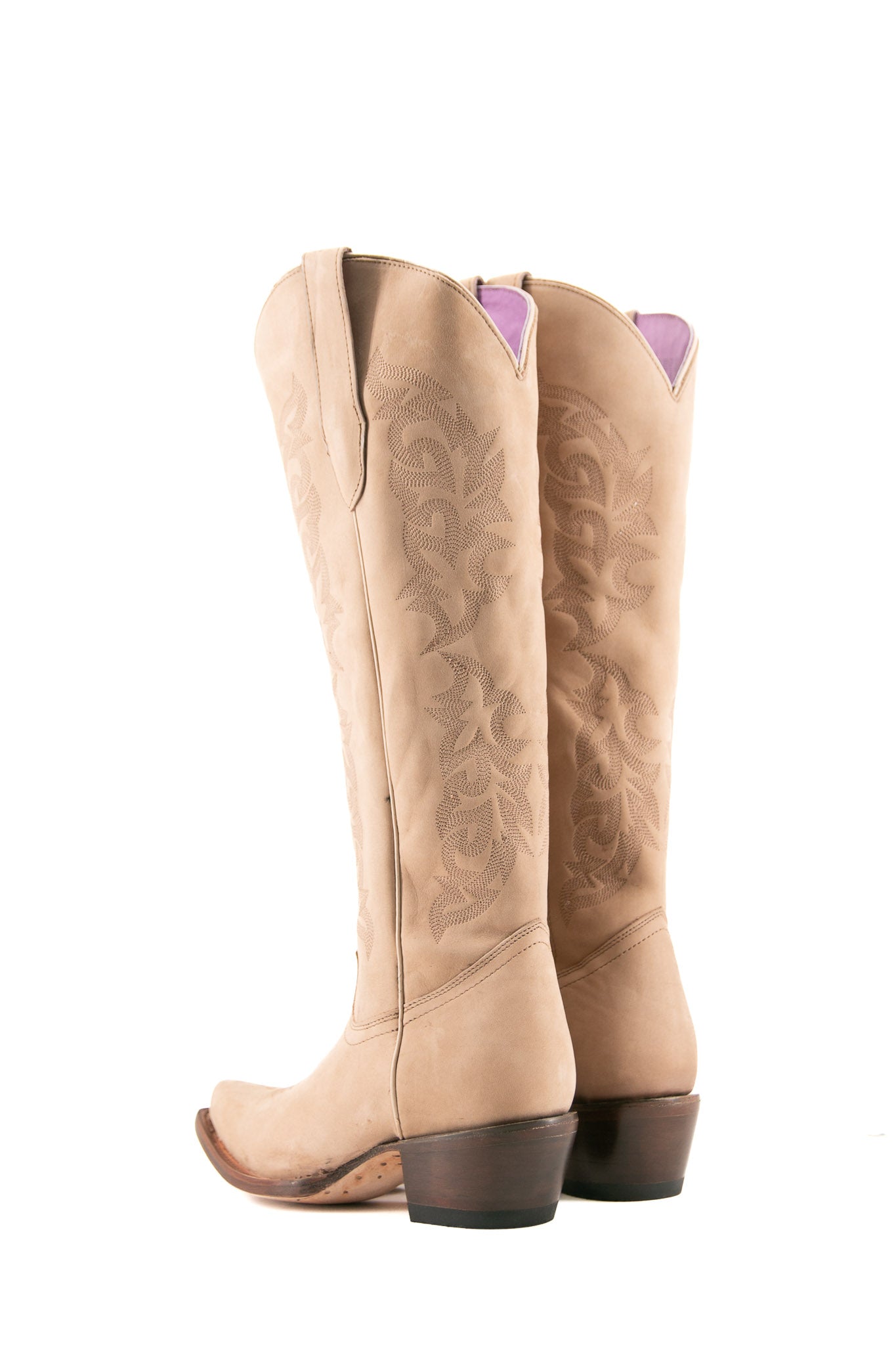 Mariana Nobuck Snip Toe Tall Cowgirl Boot