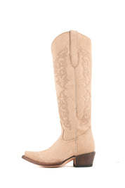 Mariana Nobuck Snip Toe Tall Cowgirl Boot