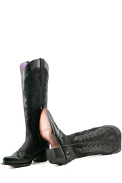 Kat Nobuck Tall Snip Toe Cowgirl Boot