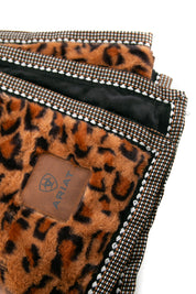 Ariat Leopard Snuggle Blanket