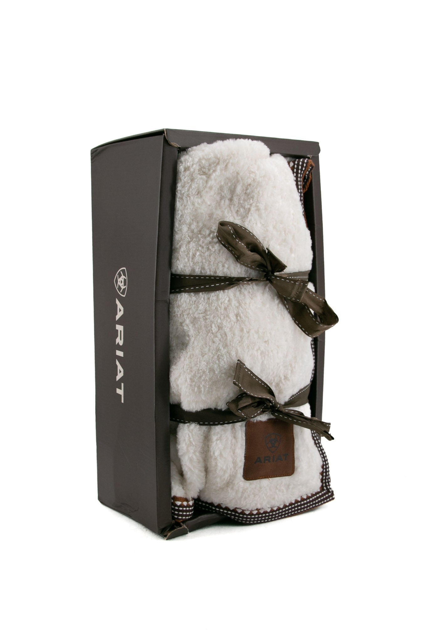 Ariat Soft Serenity White Snuggle Blanket