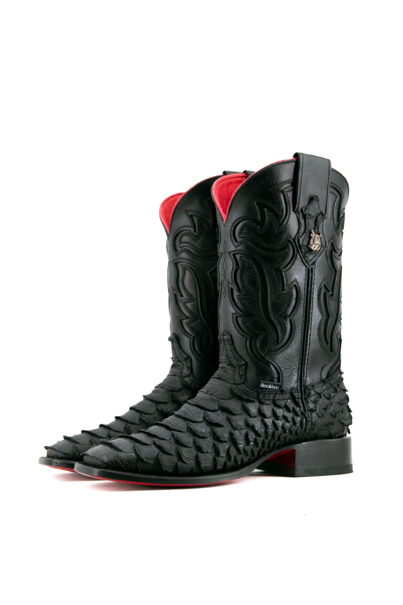 Viper Red Bottom Square Toe Cowboy Boot