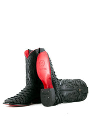 Viper Red Bottom Square Toe Cowboy Boot