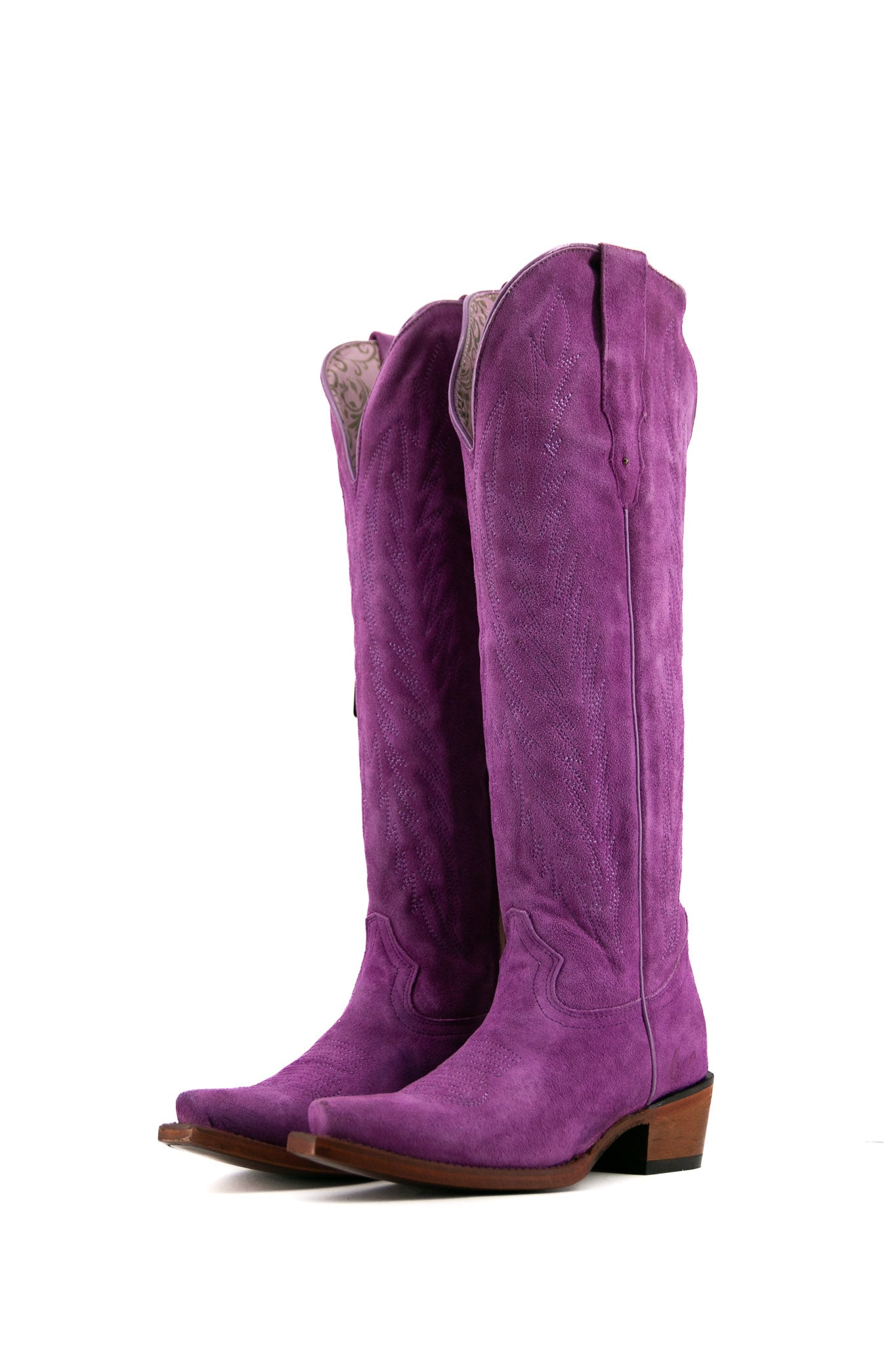 Georgina Gamuza Pastels Tall Snip Toe Cowgirl Boot – Rock'Em Georgina Gamuza Pastels Tall Snip Toe Cowgirl Boot – Rock'Em