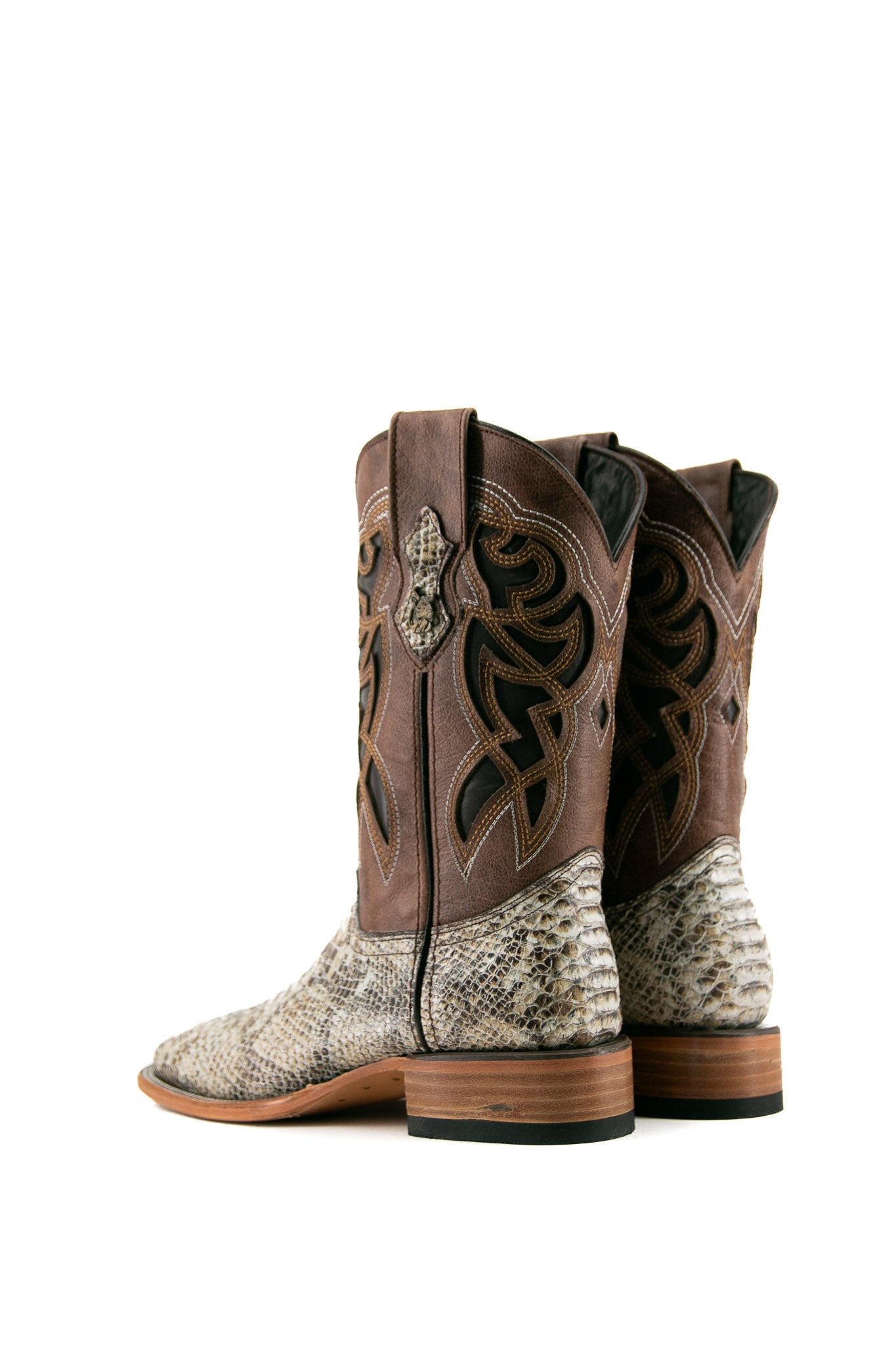 Python Square Toe Cowboy Boot