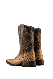 Ostrich Ranch Print Rodeo Cowboy Boot