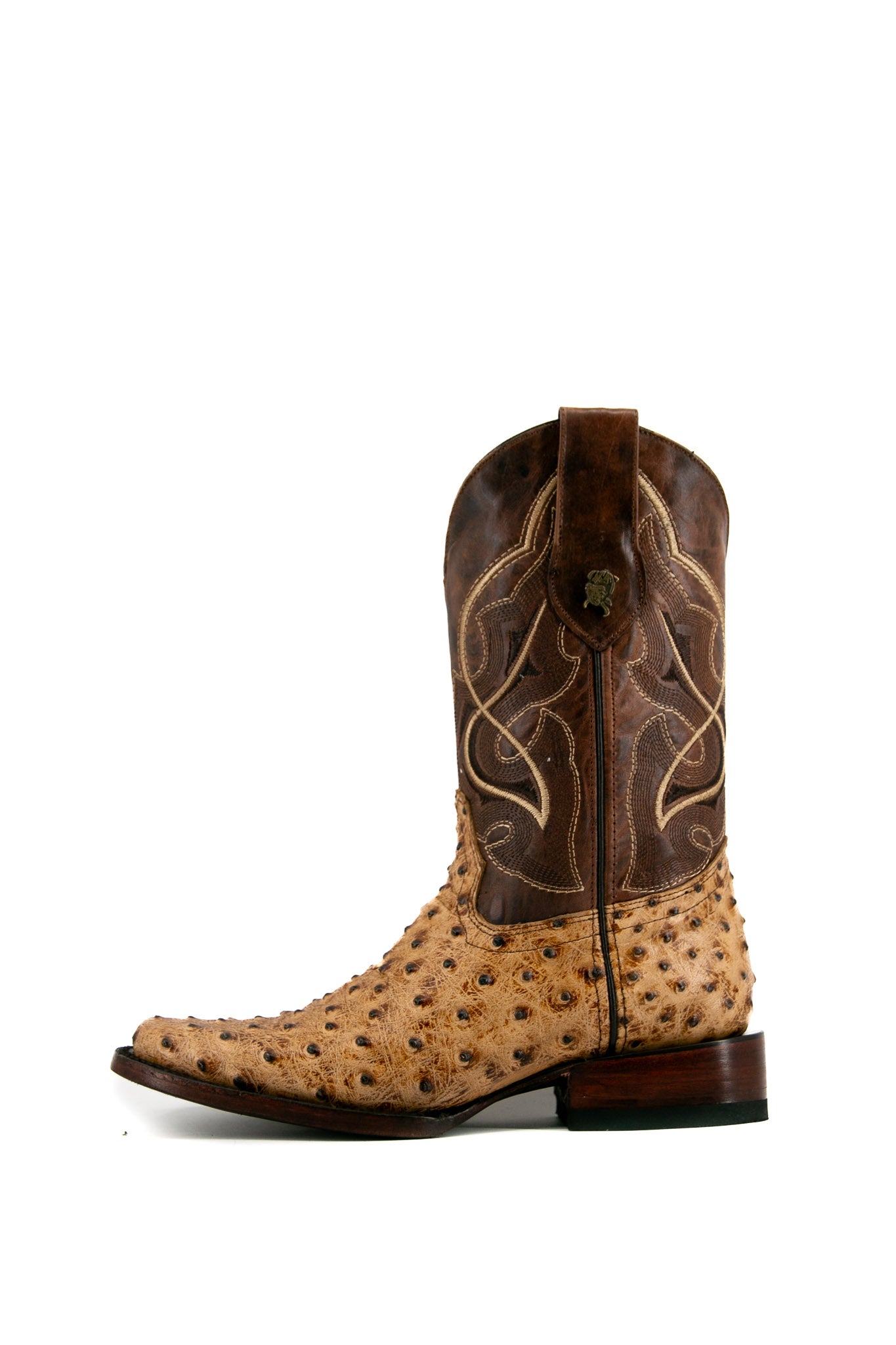 Ostrich Ranch Print Rodeo Cowboy Boot