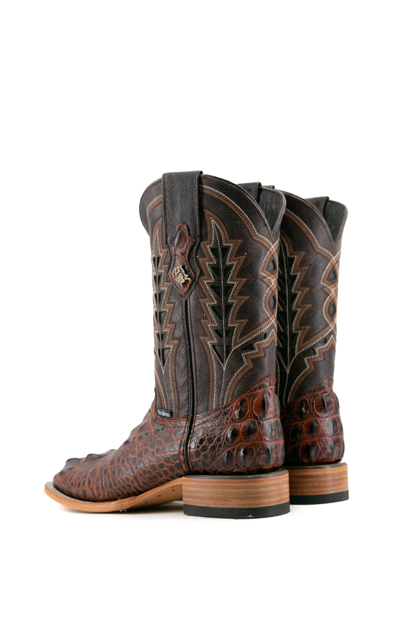 Caiman Jumbo Square Toe Cowboy Boot