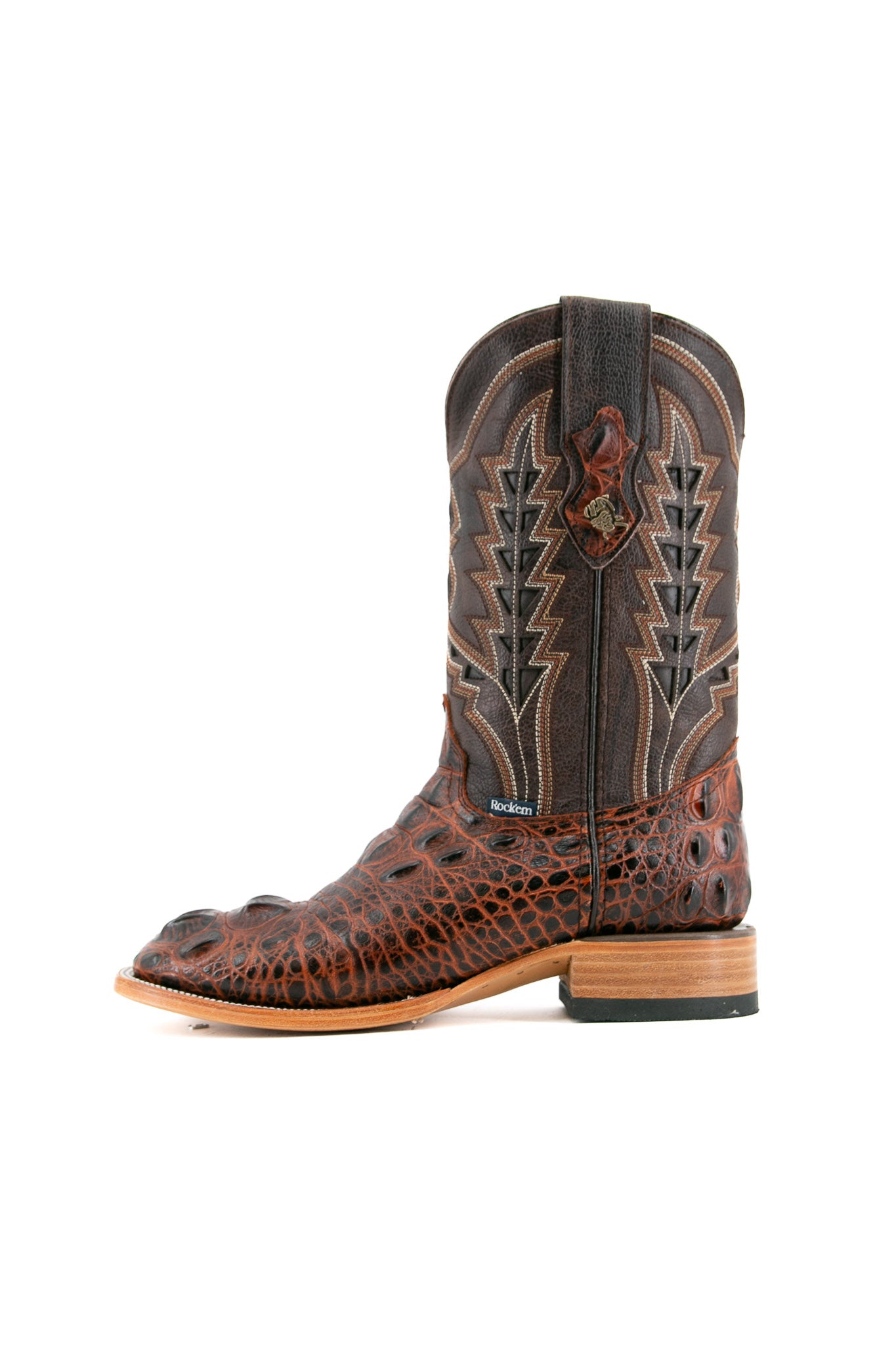 Caiman Jumbo Square Toe Cowboy Boot