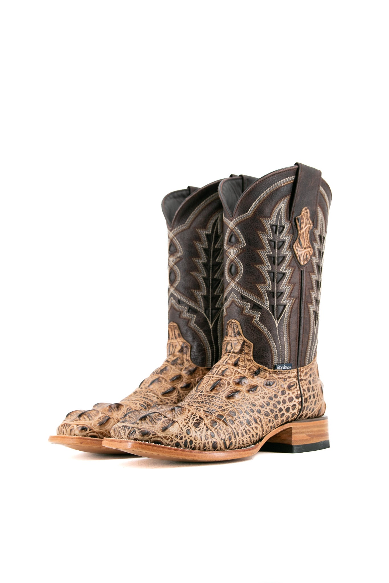 Caiman Jumbo Square Toe Cowboy Boot