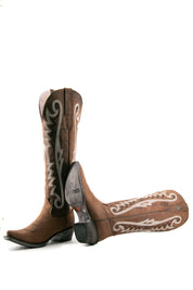 Victoria Tall Snip Toe Cowgirl Boot