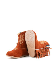 Skylar Fringe Suede Babygirl Boot FINAL SALE