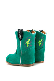 Zadie Suede Mint Green Babygirl Boot
