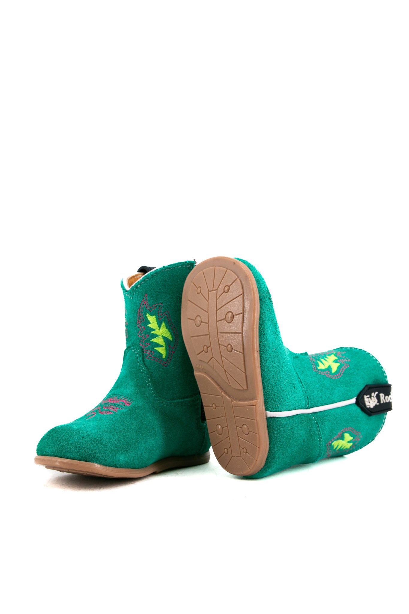 Zadie Suede Mint Green Babygirl Boot