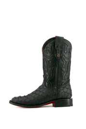 Shelby Python Red Bottom Square Toe Cowboy Boot