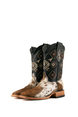 Men's Cowhide Square Toe Cowboy Boot Size 6.5 Box JM1 FINAL SALE