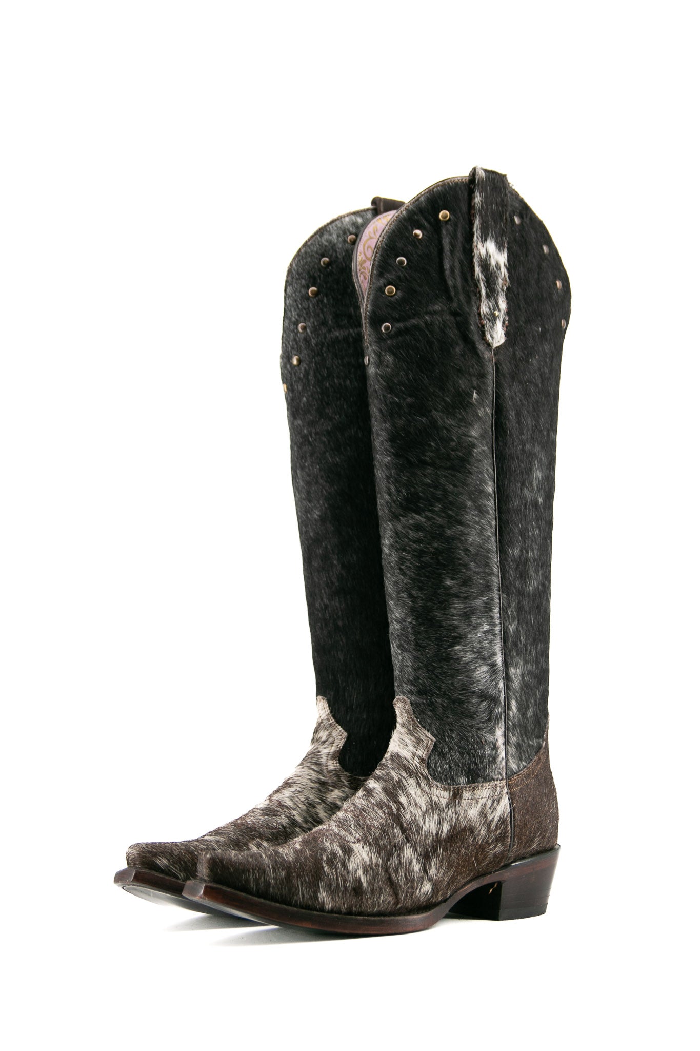 Women's Tall Cowhide Snip Toe Cowgirl Boot Size 10 Box JW132