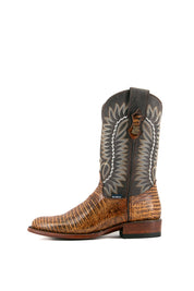 Lizard Round Toe Cowboy Boot