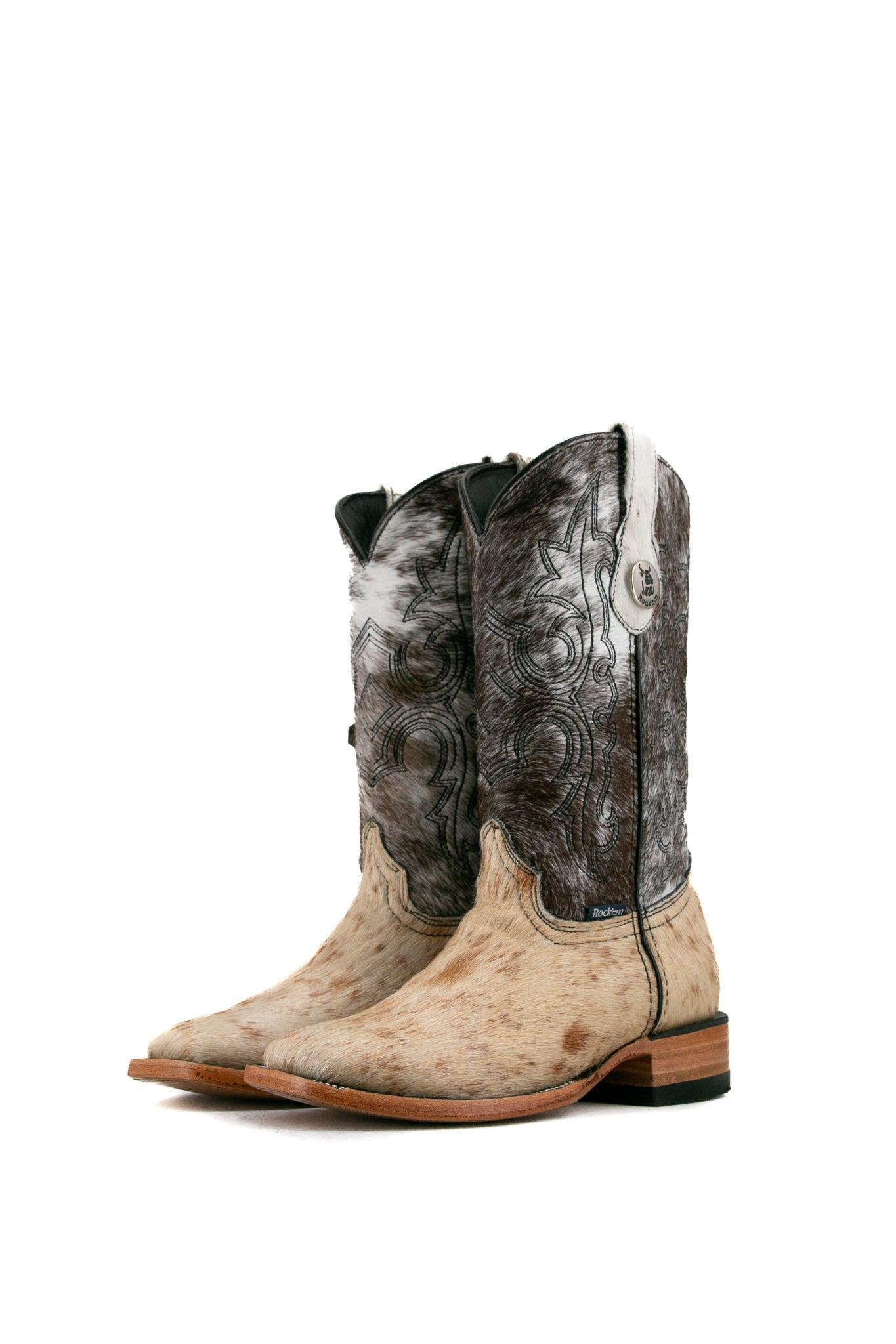 Katherine Cowhide Square Toe Cowgirl Boot Size 7 Box KF23 FINAL SALE