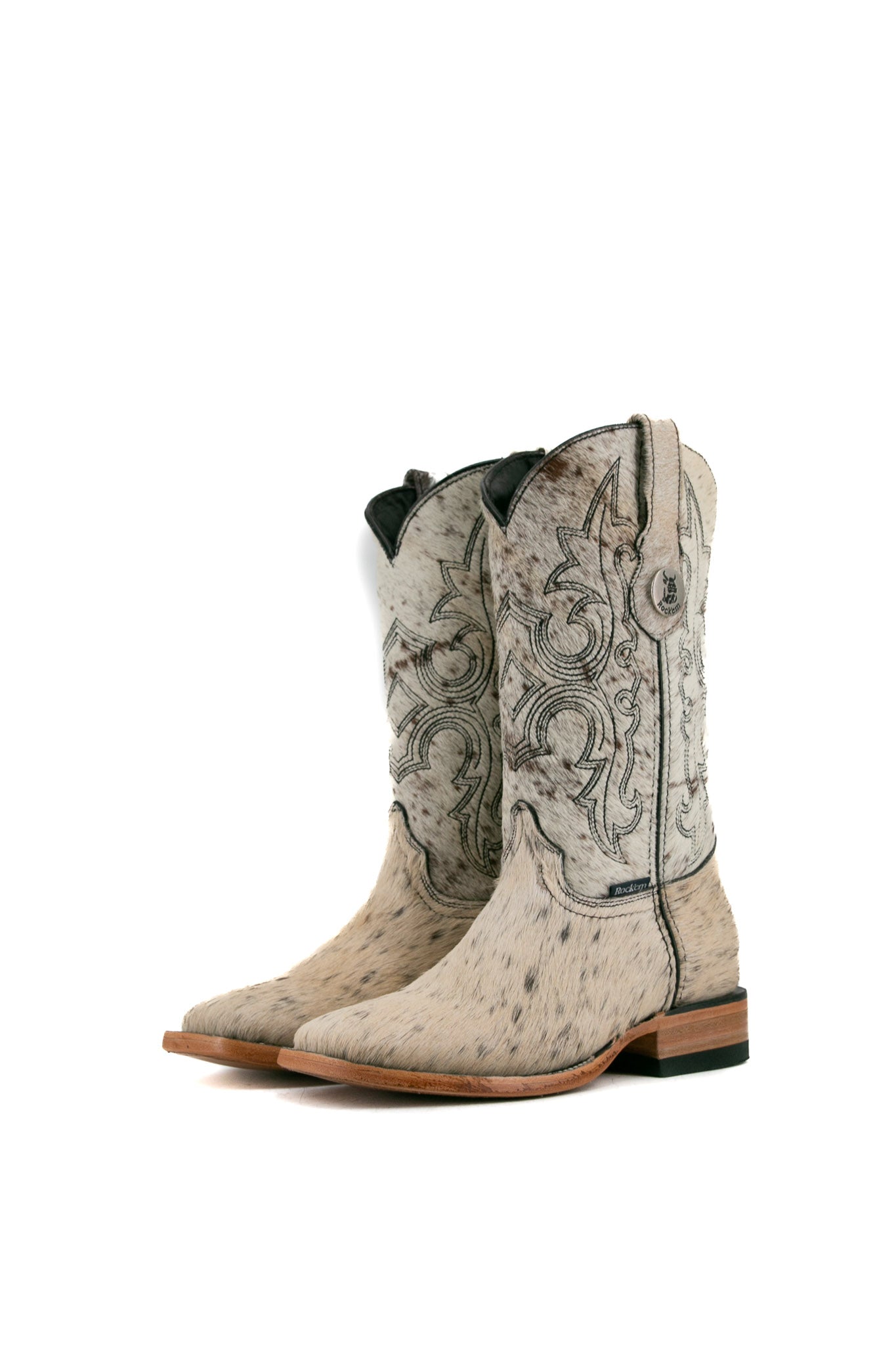 Katherine Cowhide Square Toe Cowgirl Boot Size 6 Box KF33 FINAL SALE