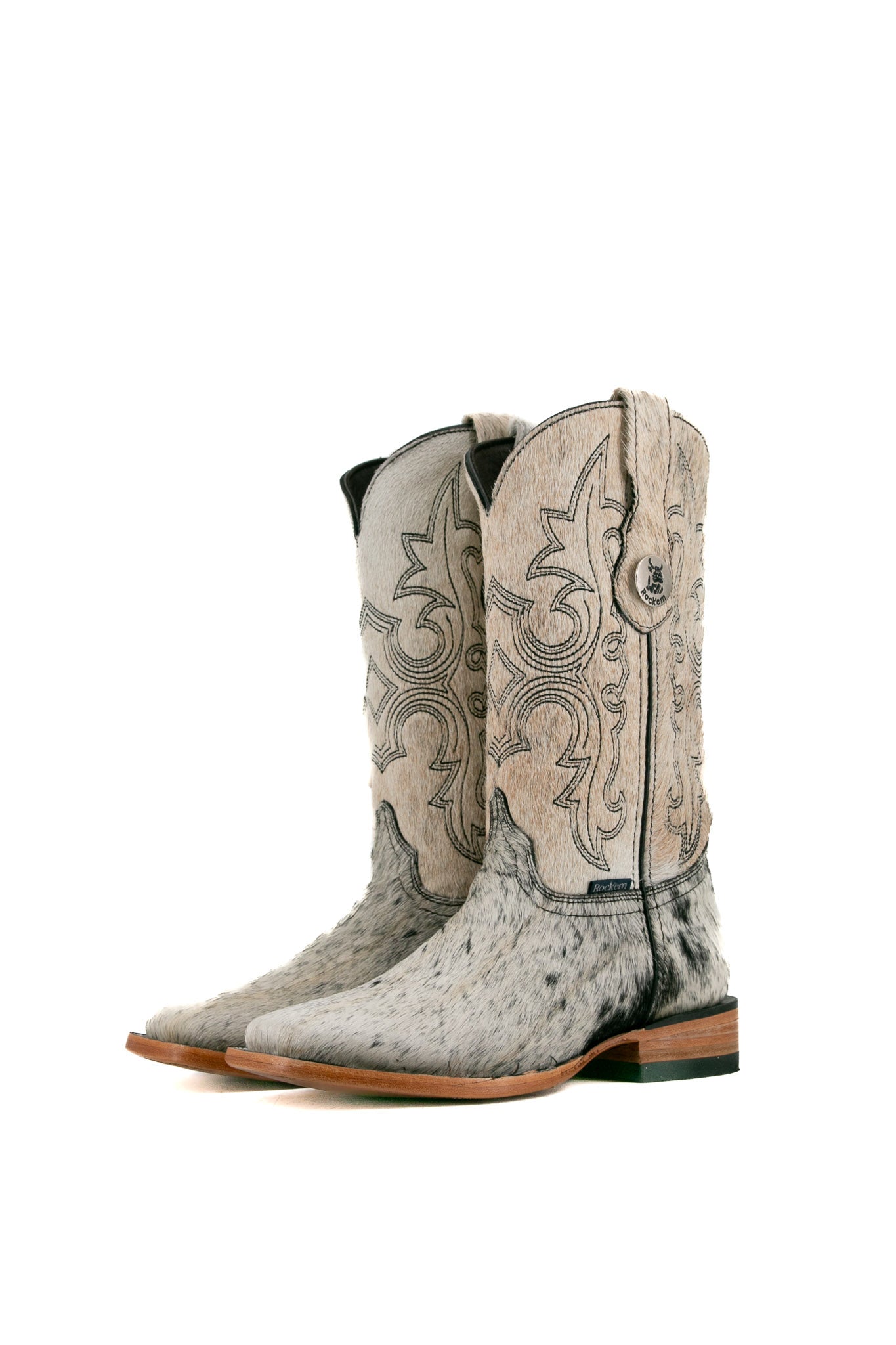 Katherine Cowhide Square Toe Cowgirl Boot Size 6 Box KF35 FINAL SALE