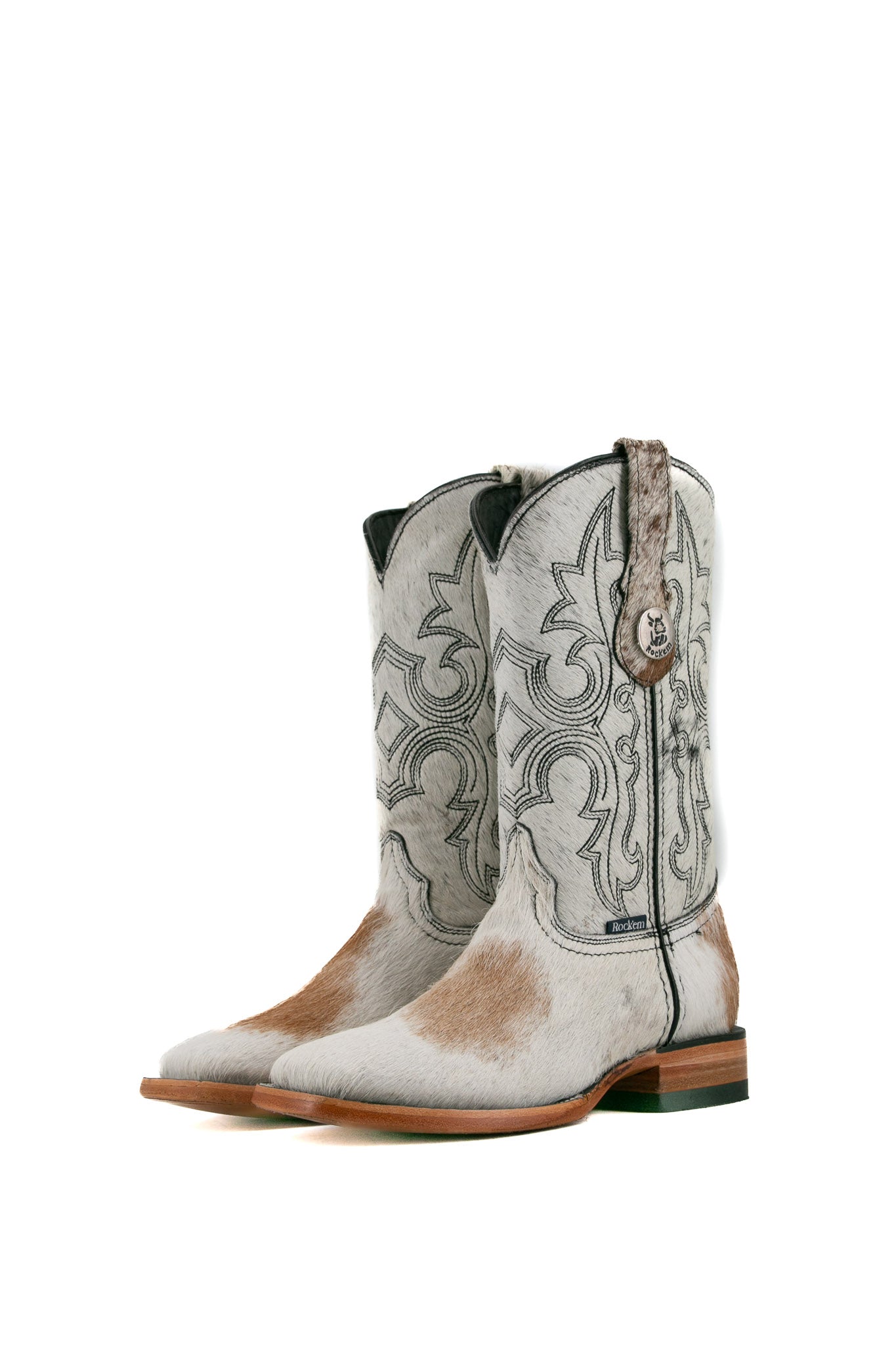 Katherine Cowhide Square Toe Cowgirl Boot Size 5.5 Box KF37 FINAL SALE