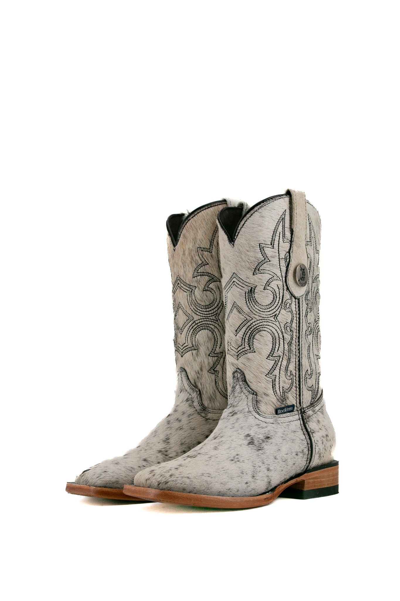 Katherine Cowhide Square Toe Cowgirl Boot Size 5.5 Box KF38 FINAL SALE