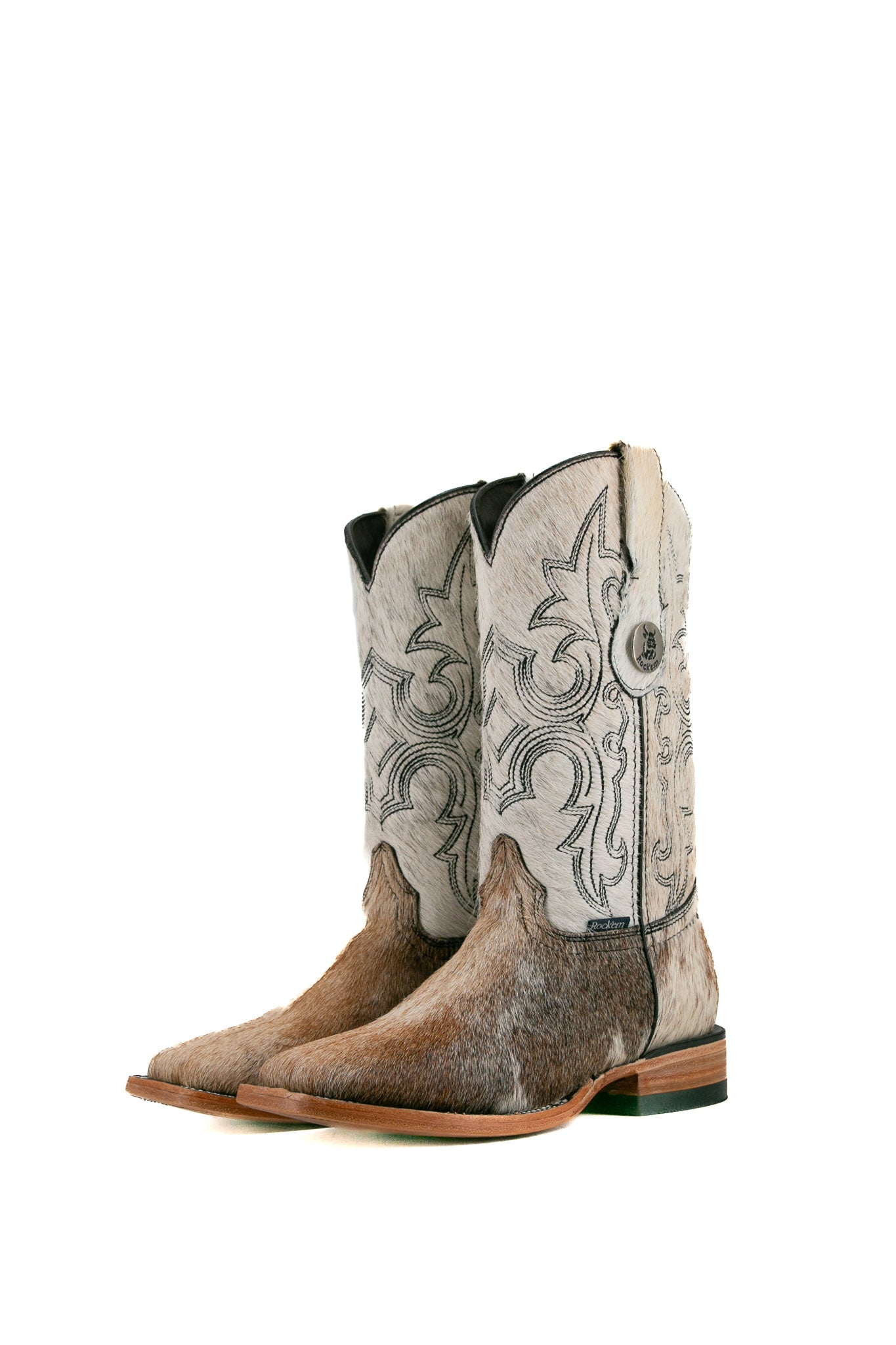 Katherine Cowhide Square Toe Cowgirl Boot Size 5.5 Box KF42 FINAL SALE