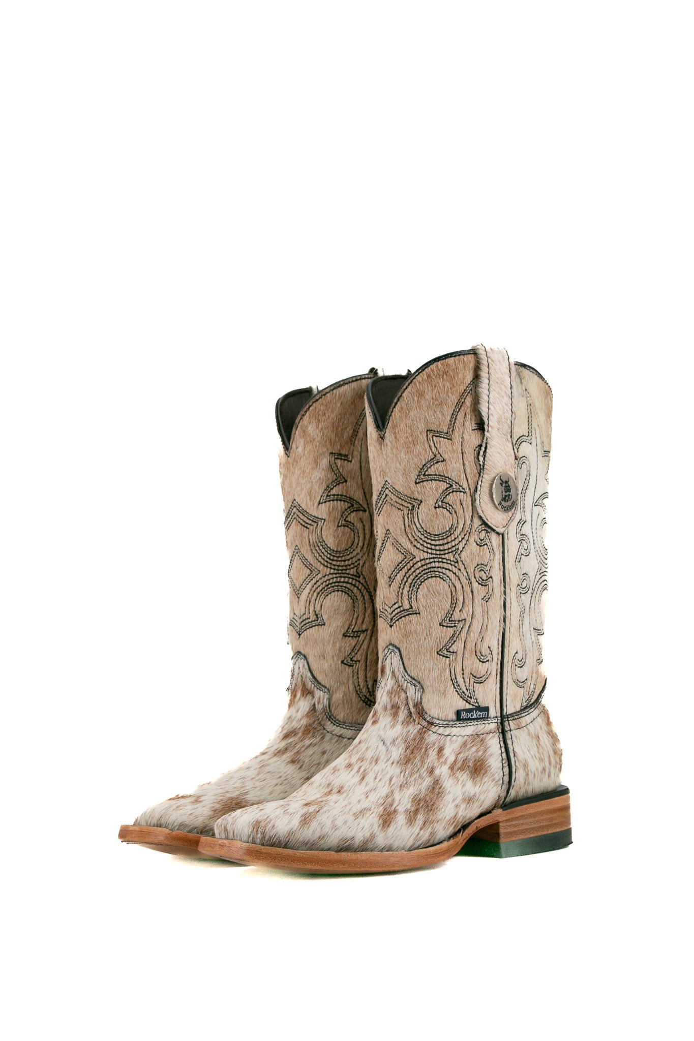 Katherine Cowhide Square Toe Cowgirl Boot Size 5 Box KF43 FINAL SALE