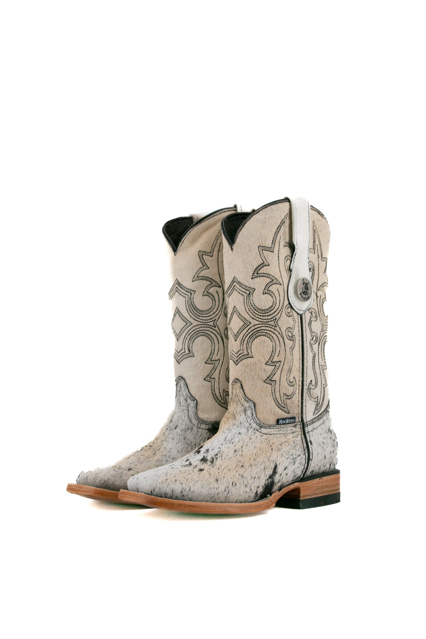 Katherine Cowhide Square Toe Cowgirl Boot Size 5 Box KF44 FINAL SALE