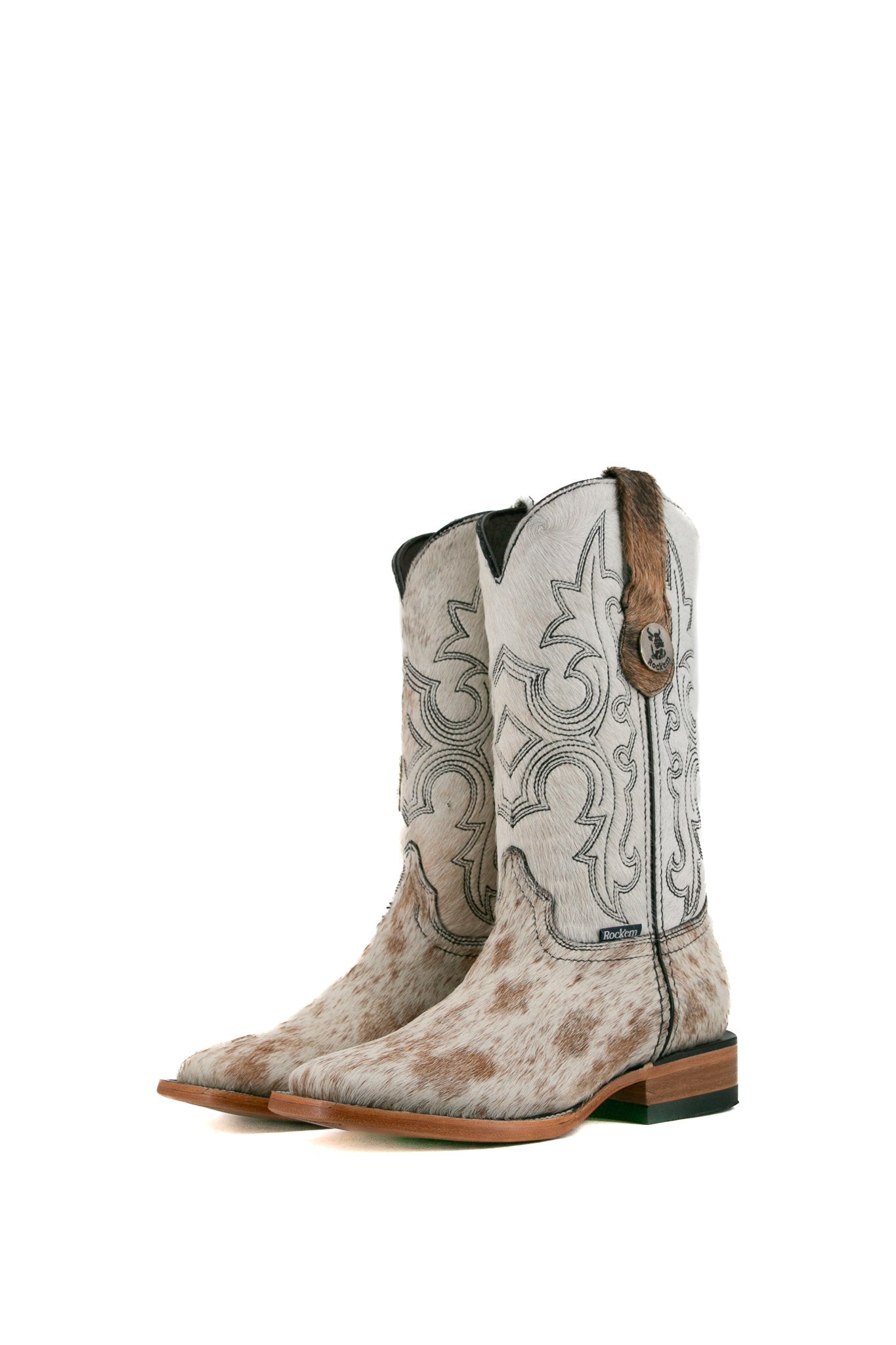 Katherine Cowhide Square Toe Cowgirl Boot Size 5 Box KF48 FINAL SALE