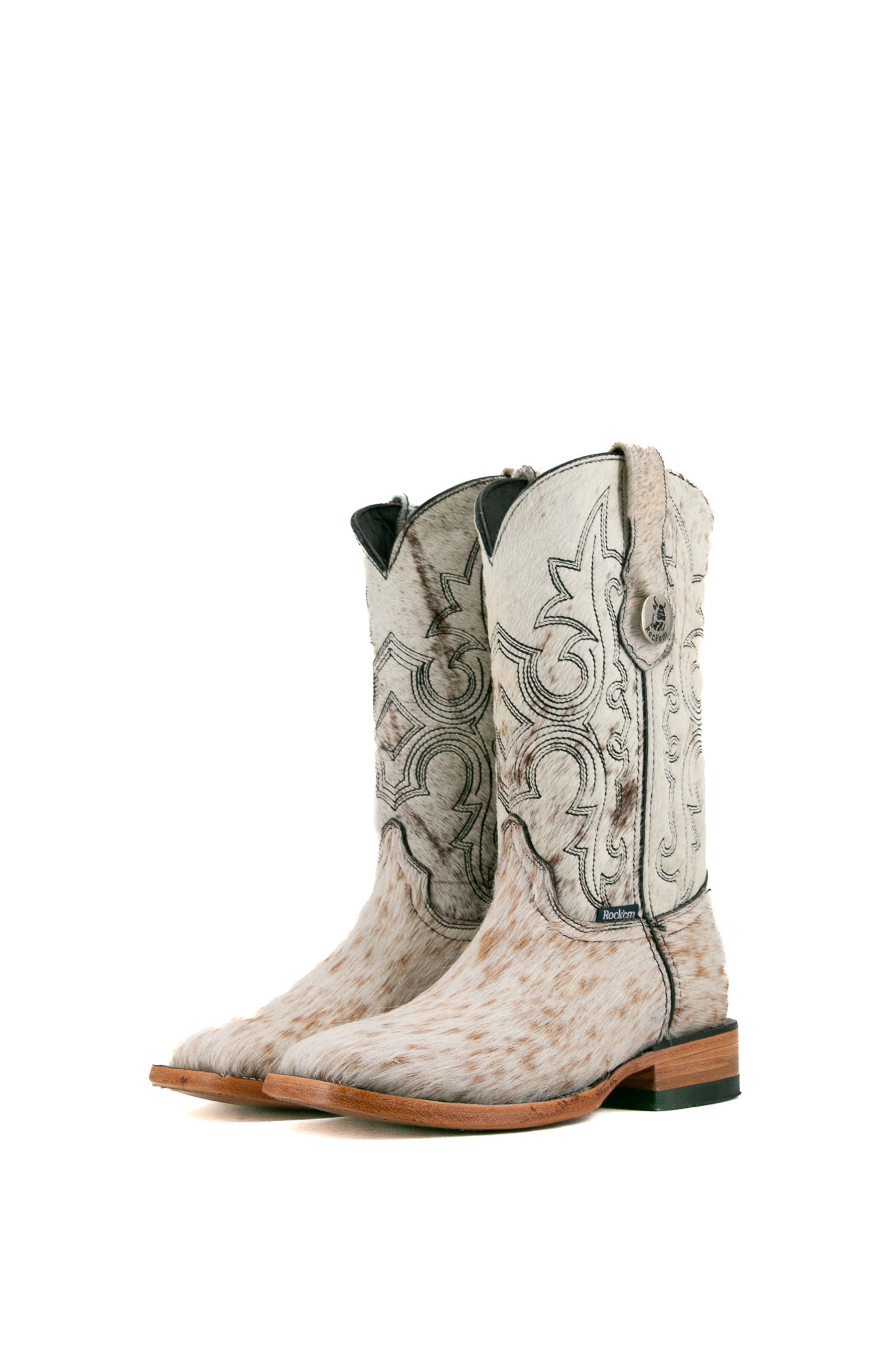 Katherine Cowhide Square Toe Cowgirl Boot Size 5 Box KF49 FINAL SALE